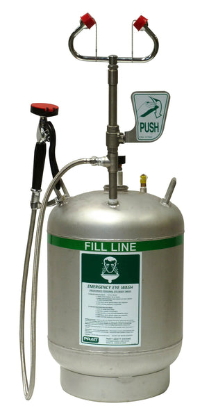 Does the SE590A - 45L or SE590A - 106 L Portable Emergency Eyewash comply with Australian Standard 4775