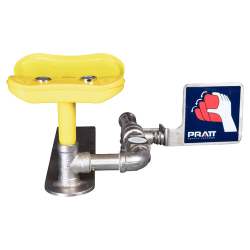 Emergency Safety Eye/Face Wash Wall Mounted, Hand Operated