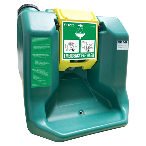 Pratt Emergency Eye Wash - Gravity Fed Portable Unit 55L